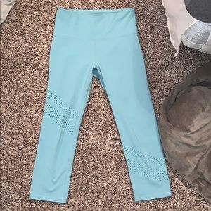 turquoise leggings